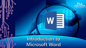 INTRODUCTION A MICROSOFT WORD